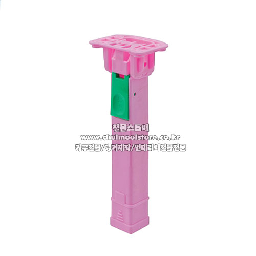 PVC 접이식 상다리 (분홍색)